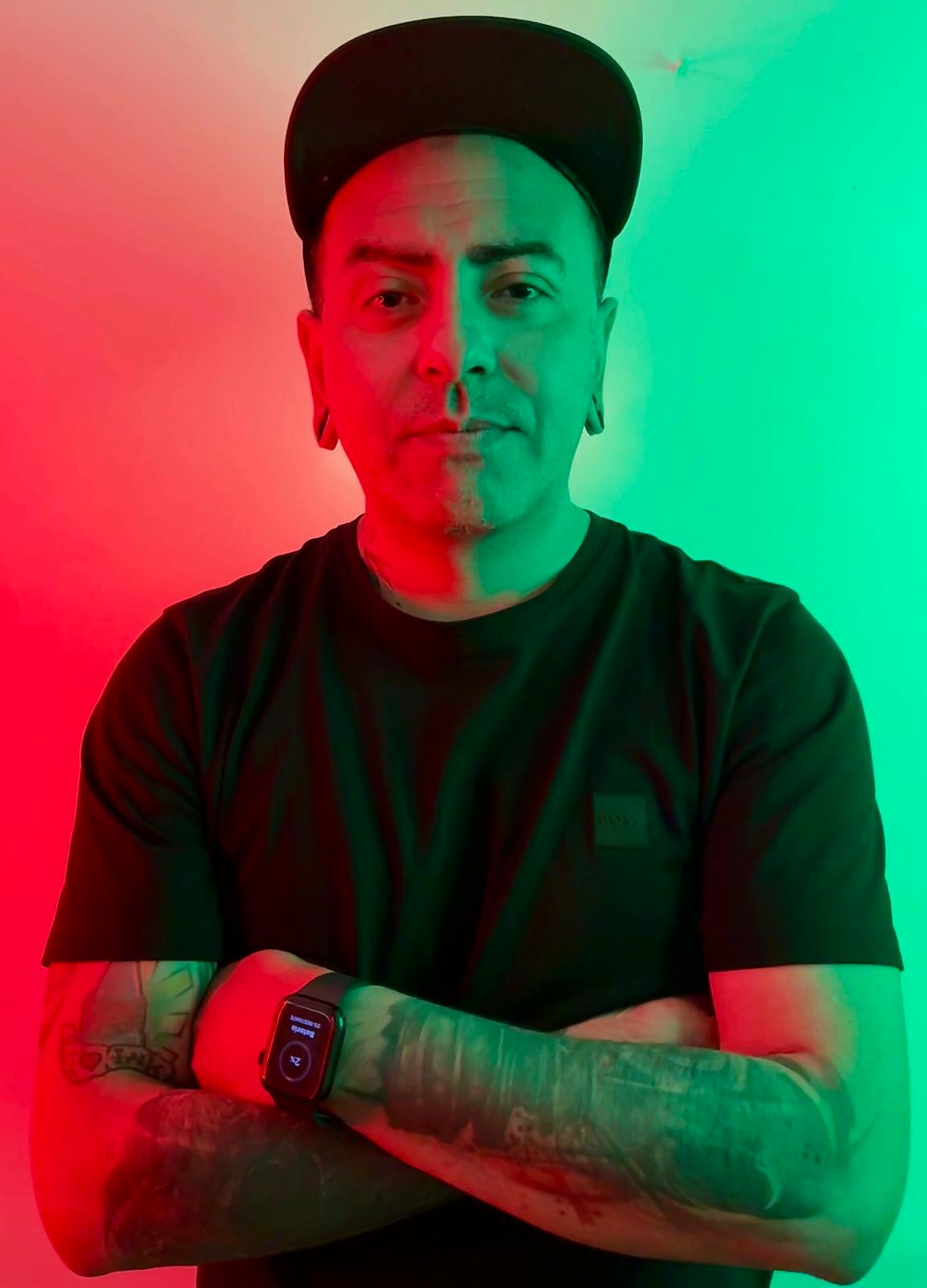 Retrato de Jairo Tardón, artista principal del estudio